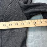 EXPRESS Women Tailored 3/4 Button Blazer Jacket Gray Stretch Lined Office Chic Photo 6