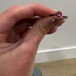 ALEX AND ANI Hot Pink Diamond Adjustable Ring Photo 0