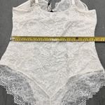 Pinsy Women's 1X Shaping Lace Shapesuit Ivory Full Body Shapewear Bodysuit Black Size XL Photo 9