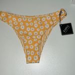 Zaful  floral Yellow Bikini Bottom. Size S Photo 2
