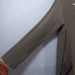 Chico's  Flat-Back Ribbed Cardigan Tan Casual Office Size XL Photo 4