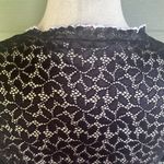 ZARA Trafaluc Sheer Lace Short Sleeve Top Photo 5