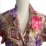VTG California Dynasty Floral Sleep Shirt Pink Photo 1