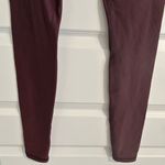 CRZ Yoga  Fleece Lined Leggings Burgundy Purple Size XS Photo 8