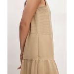 Everlane  khaki The TENCEL V-Neck Dress Photo 3