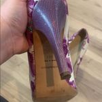 Burberry - Was $100 now $60 floral purple 4 inch heel leather sole 40.5 or… Photo 9