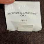 Eileen Fisher  Size M L Brown Merino Wool + Lamb Leather Coatigan Jacket Coat Photo 8