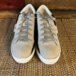 Nature Breeze  White And Black‎ Star Print Sneakers Size 10 Photo 2