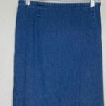 Alfred Dunner Vintage  Denim Embroidered Skirt‎ Photo 1