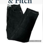 Abercrombie & Fitch  Women's Black Ankle Straight Jeans Photo 1