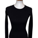 Rachel Parcell Ribbed Sweater Black Size XS Photo 0