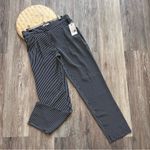 Equipment NWT  100% silk Soren pants blue and white vertical pinstripe Photo 1