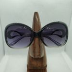 Chico's  Black & Gray Sunglasses & Dust Bag Photo 1