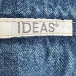 Vintage USA Made Denim Shirt Dress by IDEAS – 100% Cotton Button Front Blue Size 20W Photo 3