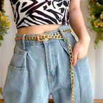 Stylish Chain Belt Casual Golden Plated Metal Waist Chain Adjustable‎ One Size Gold Photo 0
