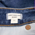 Madewell NWOT Curvy High-Rise Skinny Jeans in Wendover Wash: TENCEL™ Denim, 26 Photo 15