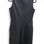 Carolina Herrera Charcoal Grey Button Dress Photo 1