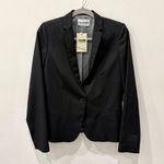 Zadig & Voltaire Volta ML Bis Rhinestone Peace Blazer Grey Women's Size Small Photo 0