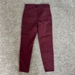 Banana Republic Factory Maroon Red Purple High Rise Skinny Denim Jeans Size 28 6 Photo 3