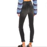 Free People Zuri distressed high waisted Mom Jean in Grey Dusty  Roads  Photo 6