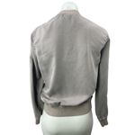 Kenneth Cole Reaction Gray Long Sleeve Full Zip Moto Bomber Coat Jacket Size S/P Photo 1