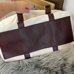 NWT Canvas Weekend Overnight Luggage Bag Brown Photo 2