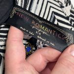 Free People x NEW ROMANTICS Black and White Beaded Mini Shift Dress Photo 5