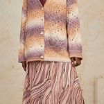 Nekane Oversized Gradient Chunky Knit Wool Blended Cardigan Size M/L NEW $208 Orange Size L Photo 1