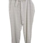 Calvin Klein White Plaid Trouser Size 14 New Photo 0