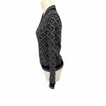 Faherty Women's  Seabrooks Black White Diamond Full Zip Jacket Sweatshirt xs Photo 2