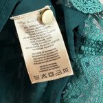 HD in Paris x ANTHROPOLOGIE: Meadows Lace Peacock Blouse -Size 2 Photo 9