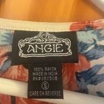 Nordstrom Size Small White and Pink Floral Oversized Bohemian Kimono Top. Photo 2