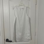 Reformation Jessi Linen Dress White Size 4 Photo 2