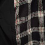 London Fog  Black Coat with removable Plaid lining size 8 Photo 4