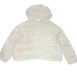 Soma WKND Women's Large Pink Marshmallow Knit Long Sleeve Cropped‎ Hoodie Photo 1