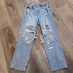 American Eagle  Highest Rise 90s Boyfriend Distressed Jeans Denim 4 Regular Photo 1