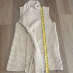 Loft  Cream/Beige Knit Sweater Vest - Size Small Photo 5
