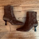 Madewell RARE The Justine Ankle Boot Dark Coffee Heeled Women’s Size 7.5 NWB Photo 9