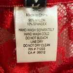 Rampage  cherry red bodysuit corset lace bustier lingerie Sz 38C Photo 6