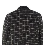 ON 34th Black White Tweed Double Breasted Blazer Jacket Women Size 6 Classic Photo 5
