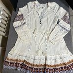 Veronica Beard Danica Long Sleeve Cotton Cover-Up Dress Photo 5