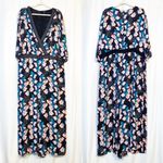 Anthropologie X Bl^nk London Montage Floral Wide Leg Jumpsuit 3X Boho Bohemian Photo 2