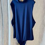 Good American Mock Neck Power Body Suit Thong. NAVY BLUE Color. Size 5/2XL NWOT Photo 7