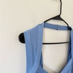 Herve Leger Sweetheart Flare Hem Bandage Dress Blue Photo 9