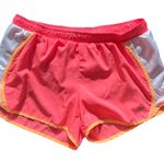 Old Navy Women's Athletic Shorts Neon Coral Running Shorts Size Medium (Pocket) Photo 0