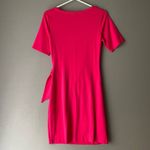 White House | Black Market WHBM sz XS hot pink starburst mini sheath dress NWOT Photo 4