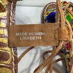 Sam Edelman Lisabeth Women’s Beaded Pom Pom Gladiator Sandals – Boho Festival Photo 4