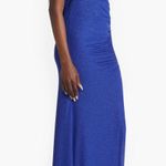 Next Level Next Up One-Shoulder Glitter Knit Gown Royal blue glitter size 7/8 Photo 2
