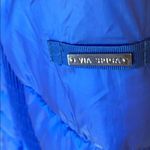 Nordstrom NWOT VIA SPIGA iridescent blue toned puffer jacket Photo 5