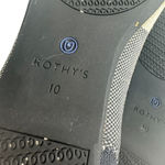 Rothy's The Flat Captoe Black White Plaid Check Retired Ballerina Size 10 Photo 12